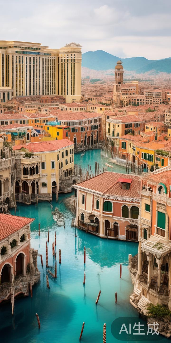 澳门威尼斯人的整体设计以“仿威尼斯水城”为核心理念